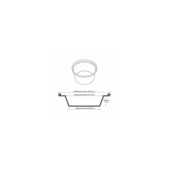 Timbale plissée aluminium GO125 12,5 cl - par 100