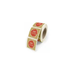 Étiquette adhésive "Bonne dégustation" 3,5 x 4 cm - par 500