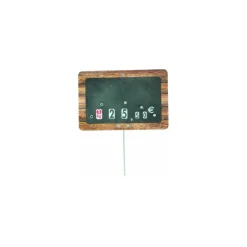 Étiquette bois pique tournette sans texte 8 x 12 cm - par 10