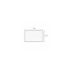 Étiquette rectangulaire 7,7 x 5,5 cm - par 10