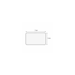 Étiquette Rotin sans texte 7 x 5 cm - par 10