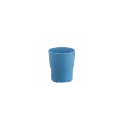 Verre végétal réutilisable Lilitouch bleu 16 cl - par 18