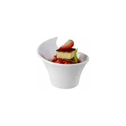 Verrine bol mélamine blanche 7 cl 7 x 8,5 x 6 cm - par 24