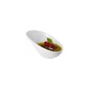 Verrine penchée mélamine blanche 4 cl 6 x 11,5 x 5,5 cm - par 24