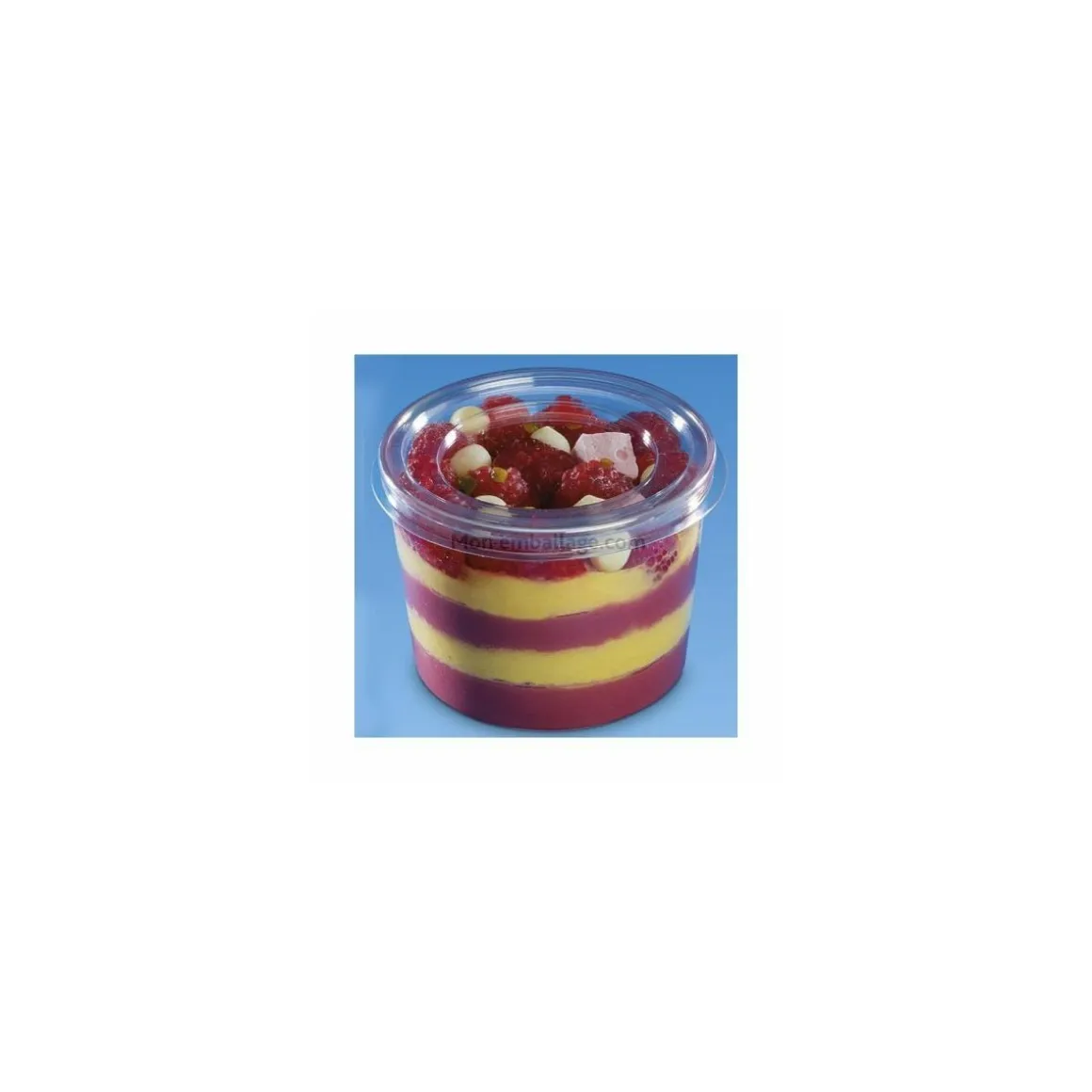 Verrine plastique ronde transparente Bodega 180 ml - par 30