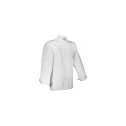 Veste coton blanche manches longues T3