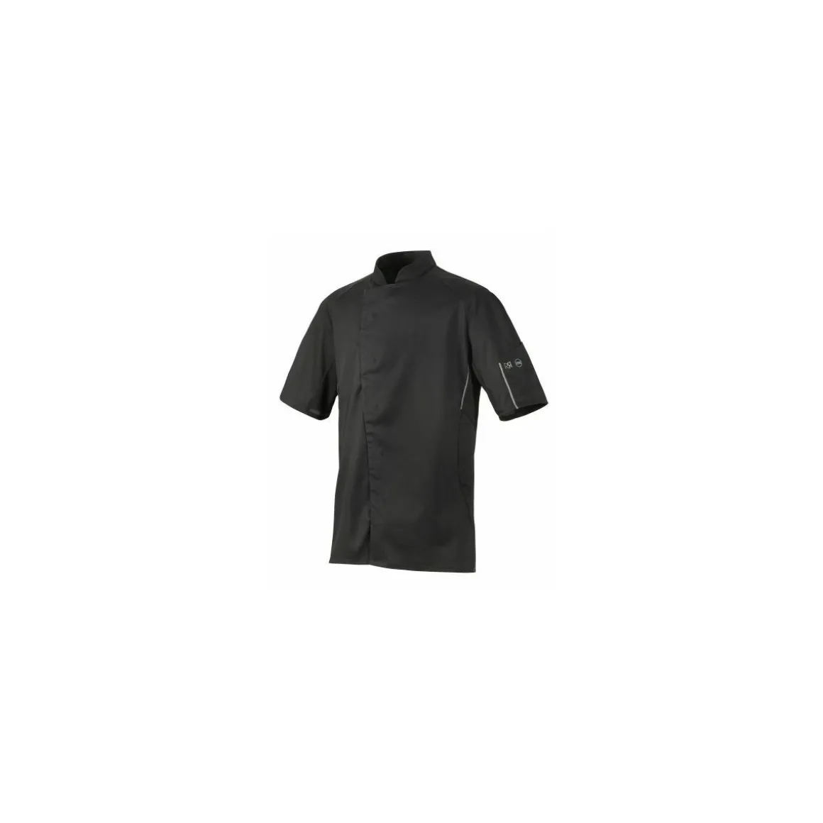 Veste de cuisine manches courtes Benak maille 37.5 noir T4