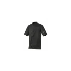 Veste de cuisine manches courtes Benak maille 37.5 noir T2