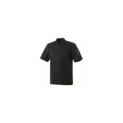 Veste de cuisine Robur manches courtes Nero noire T3