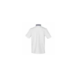 Veste manches courtes Hylo polycoton blanc/marine - taille 4