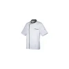 Veste polycoton manches courtes Energy blanc et noir T1