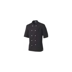 Veste polycoton manches courtes noire XXL