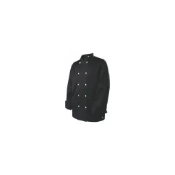 Veste polycoton manches longues noire S